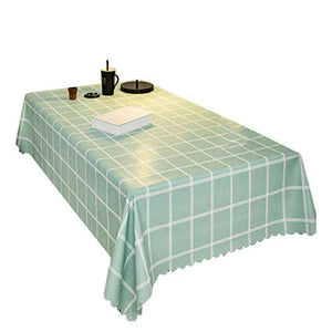 Tovaglia in PVC rettangolare, Copritavolo lavabile Runner da tavolo impermeabile geometrico soggiorno tavolino cucina sala da pranzo tavolo decorazione buffet ( Colore : A , Taglia : 120*160cm )