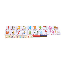 JOOFFF Bastoncini di conteggio per Bambini Matematica Giocattolo educativo Intelligenza Carte numeriche in Legno e Bastoncini di conteggio con Scatola