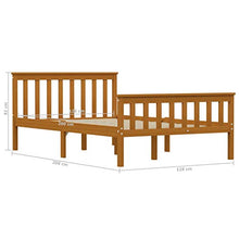 SKM Giroletto Marrone Miele in Legno Massello di Pino 120x200 cm (22kg)