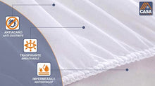 Casatex | Coprimaterasso Matrimoniale Impermeabile: Sanitario, Traspirante e Antiacaro a Cappuccio con Angoli ed Elastici