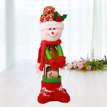 Amosfun Natale Bottiglia di Vino Copertura Pupazzo di Neve Bambola Sacchetti di Champagne Maglione di Bottiglia di Vino di Natale per Le Decorazioni della tavola Festa di Natale