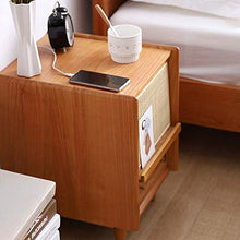 H-CAR Comodino da Comodino Comodino Nordico Comodino in Legno massello Rattan Comodino Nordico Piccolo per Camera da Letto Bagno Soggiorno