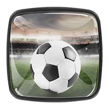 Campo da calcio 4 PCS Pomelli per Porta, Pomolo per Mobile, Pomelli per Mobili con Viti, Maniglia per Armadietto, Pomelli per Porta, Pomelli per Cassetti per Porta, Armadio, Cassetto e Credenza