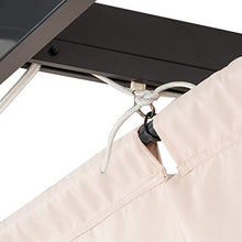 blumfeldt Pantheon Roof &Bull Tettuccio di Ricambio &Bull Tetto per Pergola &Bull Tetto Apribile &Bull 3 x 3 m &Bull Resistente agli Agenti Atmosferici &Bull Idrorepellente &Bull Beige