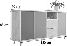 Armadietto laterale Pasto, comò, credenze, moderno, nostalgico, soggiorno corridoio camera da letto cucina pranzo,Sideboard 02