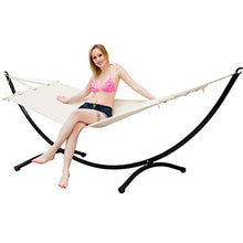 AMANKA Amaca da Giardino con Supporto - 300x100cm Outdoor Indoor - Lettino con Telaio in Metallo