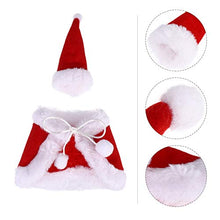 Amosfun Natale Peluche Copri Bottiglia di Vino Set Vestiti Cappello Cartone Animato Resistente Peluche Bottiglia Decor Decorazioni Natalizie 4 Pezzi (Rosso)