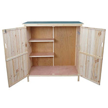 Mendler Armadietto Armadio Ufficio Cantina Garage HWC-D56 55x115x120cm Legno Naturale