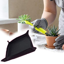 FISEYU Tappetini da Giardinaggio, Tappetini da Giardino per La Casa, Tappetini da Piantagione Impermeabili, Tappetini in Vaso da Fiori Nero 50 cm