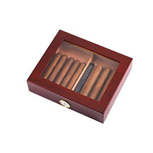 ZYING Black Red Cedar Legno Cigar Box (30Pcs Cigars) Caso Humidor immagazzinamento nel Governo con l'igrometro (Color : B)