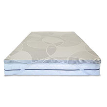 Sleepys Topper Materasso Correttore in Memory Foam Alto 5cm sfoderabile con Rivestimento in Fibra d'Argento Futon Ortopedico. (160x200)