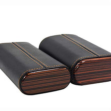 Umidificatore a scatola isolante Casi Portatile Cigar Box Tre sigari importati Cigar Box Cigar Humidor Viaggio Cigar Box Sigaro in Pelle Custodia in Pelle lucidata a Mano in Pelle di Alta qualità