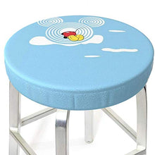 Copertura rotonda per sgabello da bar Topolino per sedia e sedia, lavabile, elastica, per sgabelli rotondi da 35,6 cm