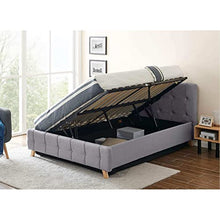 Mobilier Déco Cody Lettino da Giorno, Legno, Grigio, 2 personnes (standard)