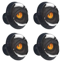 Set di 4 maniglie rotonde per armadio da cucina, credenza, cassettiera, cassettiera, con viti, per cucina, comò, armadietto, bagno, armadio