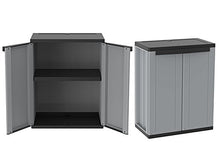 ARMADIO IN RESINA ANTIURTO TERRY 68x37x85H 2 ANTE 2 RIPIANI JOKER 68SL ESTERNO