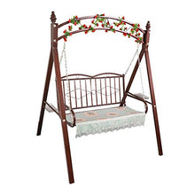 DGHJK Sedia a Dondolo per Esterni, Sedia a Dondolo per aliante da Portico Sedia a Dondolo per amache da stupore Pigro Set Perfetto per Patio, Giardino, Portico e Bordo Piscina