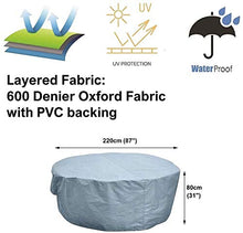 N / A Giardino Copertura di mobili, Impermeabile Strato Anti-UV di Giardino, Antivento Copertura di mobili Panno 420D Oxford Heavy Duty Rattan, utilizzato per la prevenzione di tavoli e sedie d.