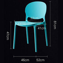 XIAOQIAO Sedie da Pranzo in Plastica Sedie Moderne da Bancone da Cucina Lounge Tempo Libero Soggiorno Sgabelli Angolari, capacità di Carico Fino a 200 kg