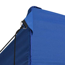 Tidyard Gazebo Pieghevole Impermeabile Blu/Crema/Antracite con 4 Pareti e Struttura in Acciaio 6x3m,Gazebo Pieghevole,Gazebo Impermeabile,Gazebo con Parete,Gazebo Richiudibile