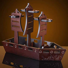 FGH QPLKKMOI Wine Rack Ambientale Wood Protection Vela Wine Rack, Contiene 4 Bottiglie di Vino Rosso, con Supporto Cup