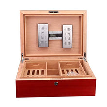 Cigar Box di stoccaggio Humidor può essere usato come regalo di alta qualità solido legno di cedro legno con vassoio può contenere 150 Cigar Box Perfetto da usare in ufficio e camera da letto