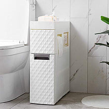 KX-YF Cassettiera Armadietto Governo di immagazzinaggio cassetto unità for Camera da Letto Bagno Home Office camere da Letto a casa Ufficio (Color : White, Size : 18X45.5X57.5cm)
