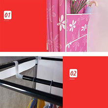RJJBYY - Armadio grande in tela per camera da letto, con porta scorrevole piatta, armadietto per vestiti, dimensioni: 167 cm x 39 cm x 170 cm