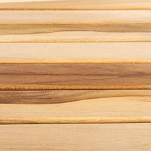 PrimeMatik - Tavolo da Giardino Rotondo Pieghevole 80 cm in Legno di Teak Certificato