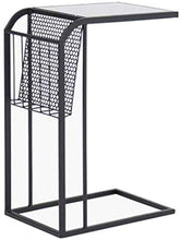 HXF- Arte del Ferro Tavolo, Camera da Letto Comodino Divano Lato Creativo Tabella di tè Tabella Multifunzione Soggiorno Oro Tabella di tè Negoziare Tabella Durevole (Color : Black)