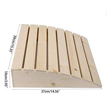 Cuscino di sauna di legno, sauna comoda pratica del poggiatesta del cuscino della stanza di sauna