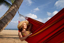 La Siesta Currambera Cherry - Amaca Classica Doppia in Cotone con Sistema di Fissaggio