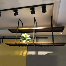 MoDi Industrial Style Legno Solido Bar Hanging Wine Rack Ferro Battuto Wall Decoration Rack soffitto Rack Fiore Rack Bagagli Rack Rack Wine Glass Shelf (Size : 100 * 30 * 80cm)