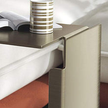 Jcnfa-Tavoli Tavolo Laterale Laterale del Computer Portatile da tavola da tavola, tavolino in Acciaio Inossidabile (Color : Gold, Size : 13.77 * 13.77 * 19.68in)