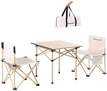 Tavolo da picnic all'aperto Tavolo da tavolo in lega di alluminio può essere arrotolato tavolo da tavolo da campeggio tavolo pieghevole portatile e sedia set per tavolo da pranzo all'aperto tavolo da