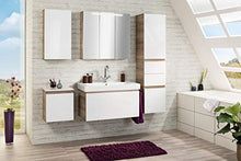 FACKELMANN Lavandino PIURO/lavabo in ceramica/Dimensioni (L x A x P): ca. 89,5 x 16,5 x 44,5 cm di alta qualità ed elegante vasca da bagno / lavabo per WC/colore: Bianco