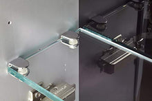 Generisch Jupiter Primo Armadietto a specchio in alluminio, lampada a LED, 800 x 700 x 155 mm