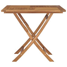 FAMIROSA Tavolo da Giardino Pieghevole 85x85x76cm Legno Massello di Teak-7419