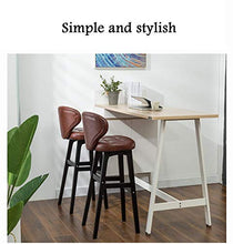 LLT Pratico sgabello Sgabelli colazione Bar Dining Chair Bar Stool Pianale da cucina Sicurezza Moderna di legno solido frame Soft Sedile Carico massimo 130Kg,Oro,68CM