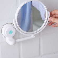 MMWYC Specchio Pieghevole a Ventosa Specchio da Parete for Appendere Il Bagno Specchio for Trucco Regolabile for Specchio Rimovibile
