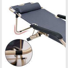 FUFU Sedie a sdraio Sedia reclinabile, Sedia pieghevole, Letto per il pranzo, Cuscino in cotone, Cuscino reclinabile, Imbottito, Sedia per dormire, Sedia per pausa pranzo in ufficio, 97 * 52 * 95 cm P