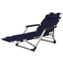 SHUAIIJUAN Sedia per il tempo libero domestico Folding Prato sedie a sdraio Sdraio reclinabili sedie pieghevoli Poltrona reclinabile con poggiatesta esterna del patio del giardino, campeggio, spiaggia