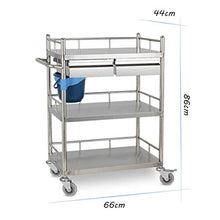 Carrello Medico della Saldatura dell'Acciaio Inossidabile, Stazione Dell'attrezzatura Medica, Carrello di Funzionamento Dell'ospedale, Passeggiatore del Tatuaggio di Bellezza, Automobile dello