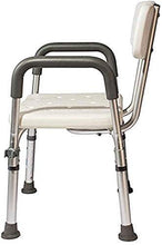 NYDZDM - Sgabello da bagno per doccia, altezza regolabile, con braccioli, in alluminio leggero, con altoparlante incinta usurato, 200 kg