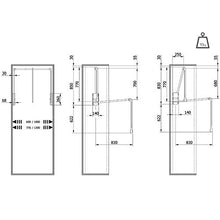 Servetto Appendiabito saliscendi BIANCO per armadio originale cm 77-120