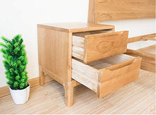 LSX-Comodino Comodino in Rovere in Legno, armadietto per armadietti Armadio per Alimenti Armadio ad Angolo Camera da Letto Mobili in Legno Moderno Semplice 42x40x50cm OYO