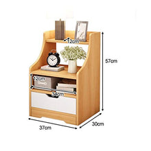 SUNTAOWAN Camera da Letto comodini in Legno Comodino in Legno Semplice Nordic Mini Piccolo Appartamento Piccola Camera da Letto decoraggio tavola Moderna cassaforte cassaforte Cabinet