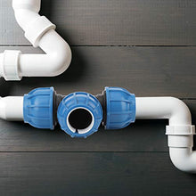 Connettore di plastica del T degli accessori 50mm del tubo dell'acqua del PE di NCONCO per il collegamento del tubo