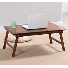 RKRLJX Computer Tavolino Regolabile Scrivania Multifunzione Pieghevole per Laptop, scrivania Portatile, Utilizzabile per Balcone, Divano, Letto, Quattro Misure, bambù (Size : 70x40x30cm)