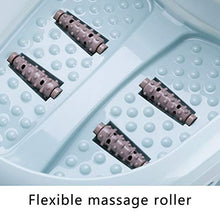 Pediluvio Pieghevole Pediluvio Pieghevole Termale Spa Benessere Leggero salvaspazio Pediluvio per l'ammollo del Piede Pedicure Spa Massaggio Plantare,Blue